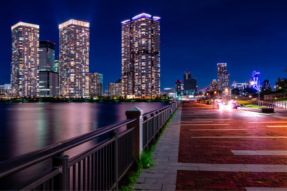 春海橋公園からの夜景