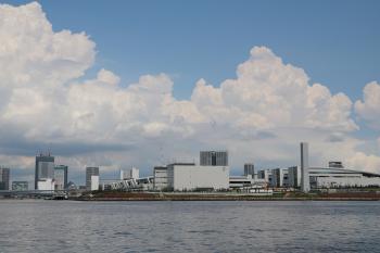 豊洲市場・豊洲ぐるり公園遠望