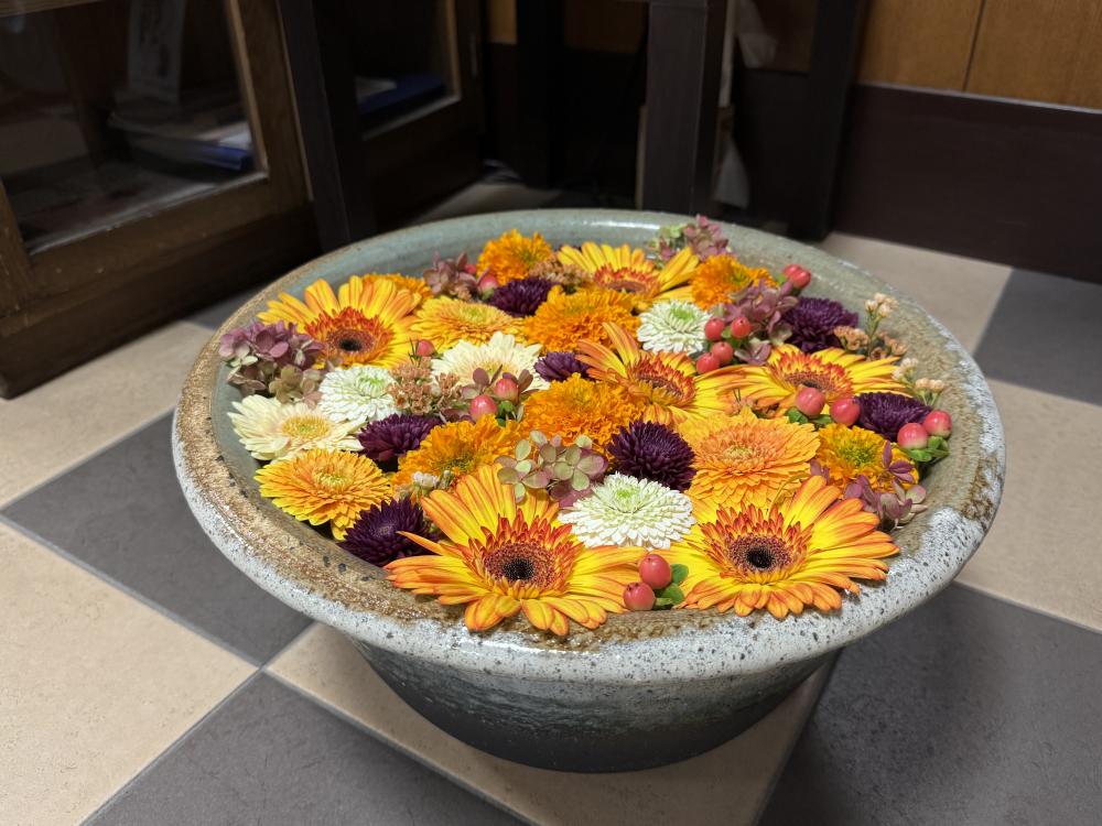 深川東京モダン館 深川花手水